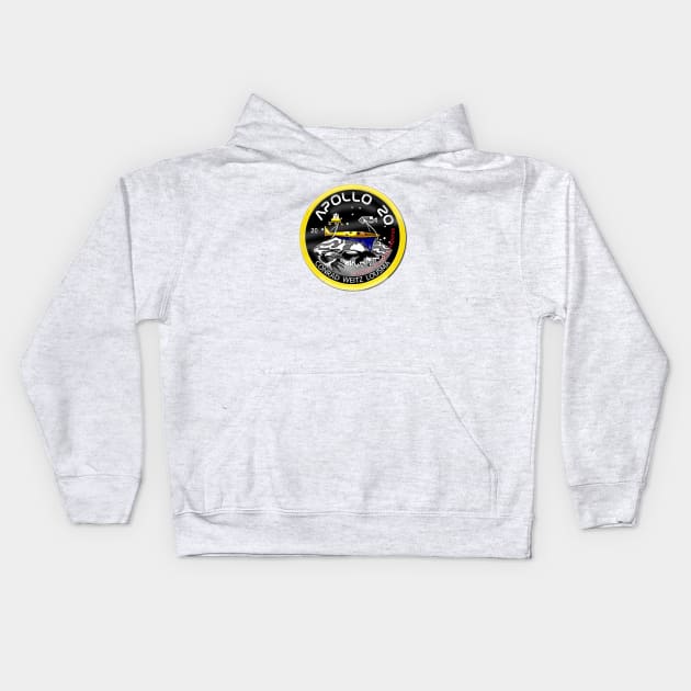 Apollo 20 "alien ship recovery" Kids Hoodie by WarDaddy